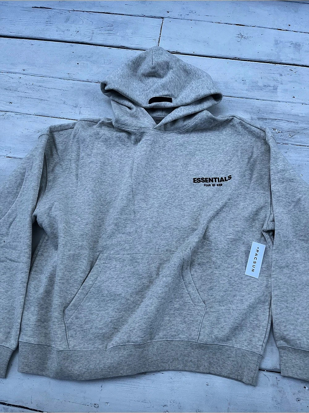 Fear of God Essentials Pullover Hoodie Gray Large